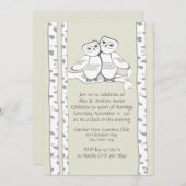 スノーオウルズの記念日 招待状 (正面/裏面)