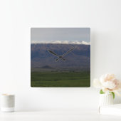 スノーオンマウナケア スクエア壁時計 (ホーム)