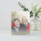 スノーオーバーレイメリークリスマスポストカード シーズンポストカード (スタンド正面)