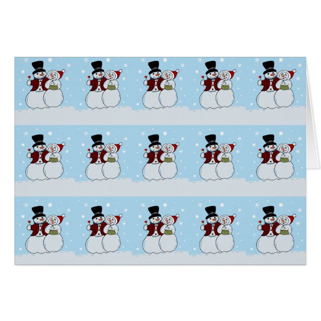 スノーカップル (正面横)