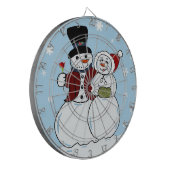 スノーカップル ダーツボード (正面左)