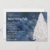 スノーカバークリスマスホリデーパーティー招待状 招待状 (正面)