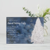 スノーカバークリスマスホリデーパーティー招待状 招待状 (スタンド正面)
