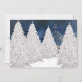 スノーカバークリスマスホリデーパーティー招待状 招待状 (裏面)