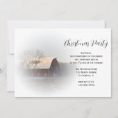 スノーカバードバーンカントリークリスマスパーティー 招待状 (正面)