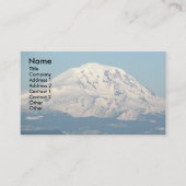 スノーカバー山アダムズランドスケープ 名刺 (正面)