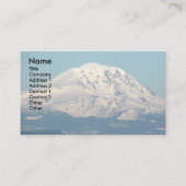 スノーカバー山アダムズランドスケープ 名刺 (正面)
