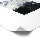 スノーカバー山ベーカー ポスター (角)