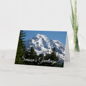 スノーカバー山レイニア 箔シーズンカード (正面)