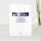 スノーガール(冬)に持って来る2グリーティングカード カード (裏面)