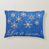 スノーキャッチャーが雪片を降ろす アクセントクッション (裏面)