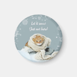 スノーキャットマグネット マグネット