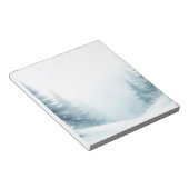 スノーキャップマウンテンクリスマスツリーファームメモ帳 ノートパッド (アングル)