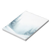 スノーキャップマウンテンクリスマスツリーファームメモ帳 ノートパッド (回転)