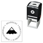 スノーキャップマウンテンピーク差出人住所 セルフインキングスタンプ (インサイチュ)