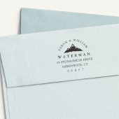 スノーキャップマウンテンピーク差出人住所 セルフインキングスタンプ