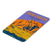 スノーキャニオン州パークユタヴィンテージ マグネット (左側)