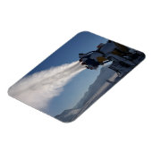 スノーキャノン、スノーガン、射撃、 発砲雪 マグネット (左側)