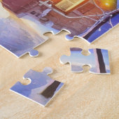 スノーキャビンアートクリスマスジグソーパズル ジグソーパズル (側面)