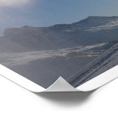 スノーキヤノン、スノーガン、スノーメーカー、射撃、 発砲雪 ポスター (角)