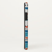 スノーキュートベビーブルーウィンター雪だるま Case-Mate iPhoneケース (裏面/右)