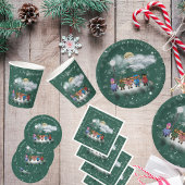 スノークインテットクリスマスパーティの招待状 招待状