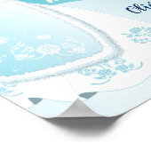 スノークイーンウェルカムパーティーサイン ポスター (角)