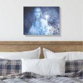 スノークイーンクリスマスファンタジー作品 キャンバスプリント (インサイチュ (寝室))