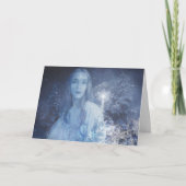 スノークイーンクリスマスファンタジー作品 サンキューカード (正面)