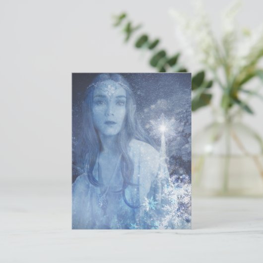 スノークイーンクリスマスファンタジー作品 シーズンポストカード (スタンド正面)