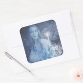 スノークイーンクリスマスファンタジー作品 スクエアシール (封筒)