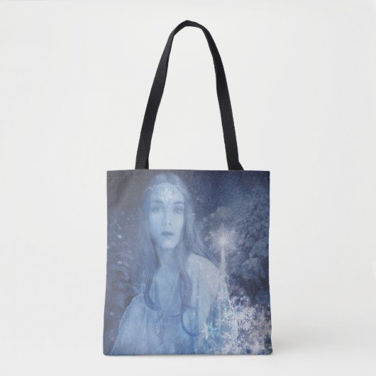 スノークイーンクリスマスファンタジー作品 トートバッグ (正面)