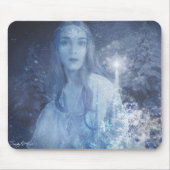 スノークイーンクリスマスファンタジー作品 マウスパッド (正面)