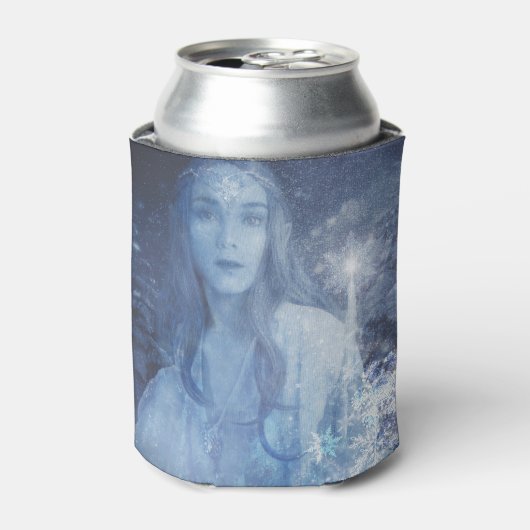 スノークイーンクリスマスファンタジー作品 缶クーラー (缶正面)
