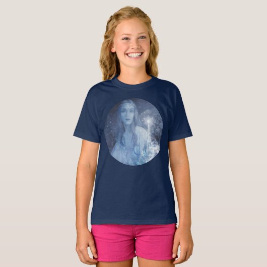 スノークイーンクリスマスファンタジー作品 Tシャツ (正面フル)