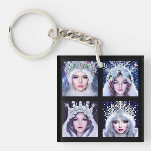 スノークイーンズウィンターワンダーランド キーホルダー (正面)