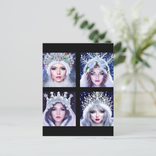 スノークイーンズウィンターワンダーランド ポストカード (スタンド正面)