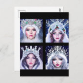 スノークイーンズウィンターワンダーランド ポストカード (正面/裏面)