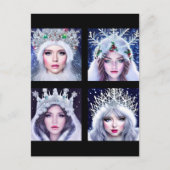 スノークイーンズウィンターワンダーランド ポストカード (正面)