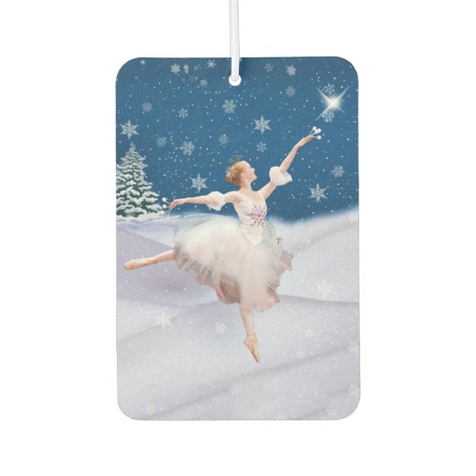 スノークイーンバレリーナ&スター カーエアーフレッシュナー (正面)