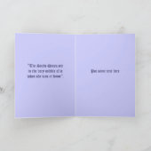 スノークイーンファインアートグリーティングカード カード (内部)