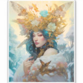 スノークイーンファンタジーアート シール (正面)