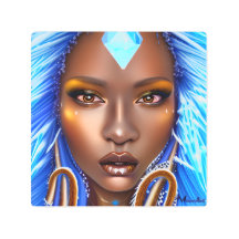 スノークイーンメラニンブラックガール魔法シスタウィメンズ