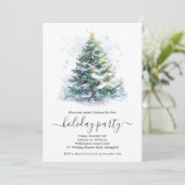 スノークリスマスツリーパーティー 招待状 (スタンド正面)
