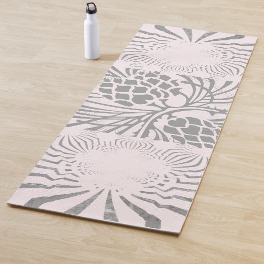 スノークリスマスラブリーアメージングフローラスケートボード ヨガマット (インサイチュ)