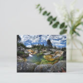 スノークリーク滝スイミングホールヨセミテ ポストカード (スタンド正面)