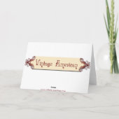 スノーグリーティングカードに白いパストレイン カード (裏面)