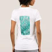 スノーグリーン長袖Tシャツ Tシャツ (裏面)