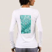 スノーグリーン長袖Tシャツ Tシャツ (裏面)