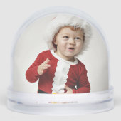 スノーグローブと2枚の写真 (正面)